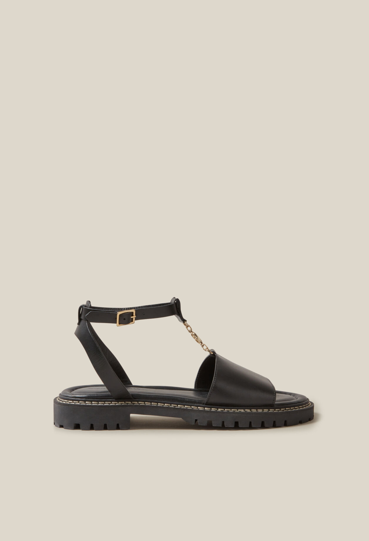 Sandalias piel