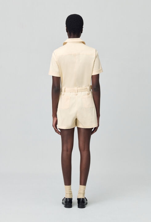Mono corto estilo camisa