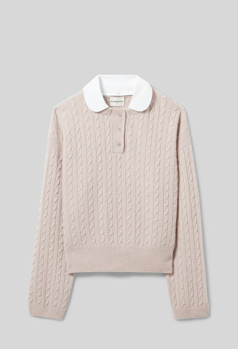 Jersey con cuello bebé.