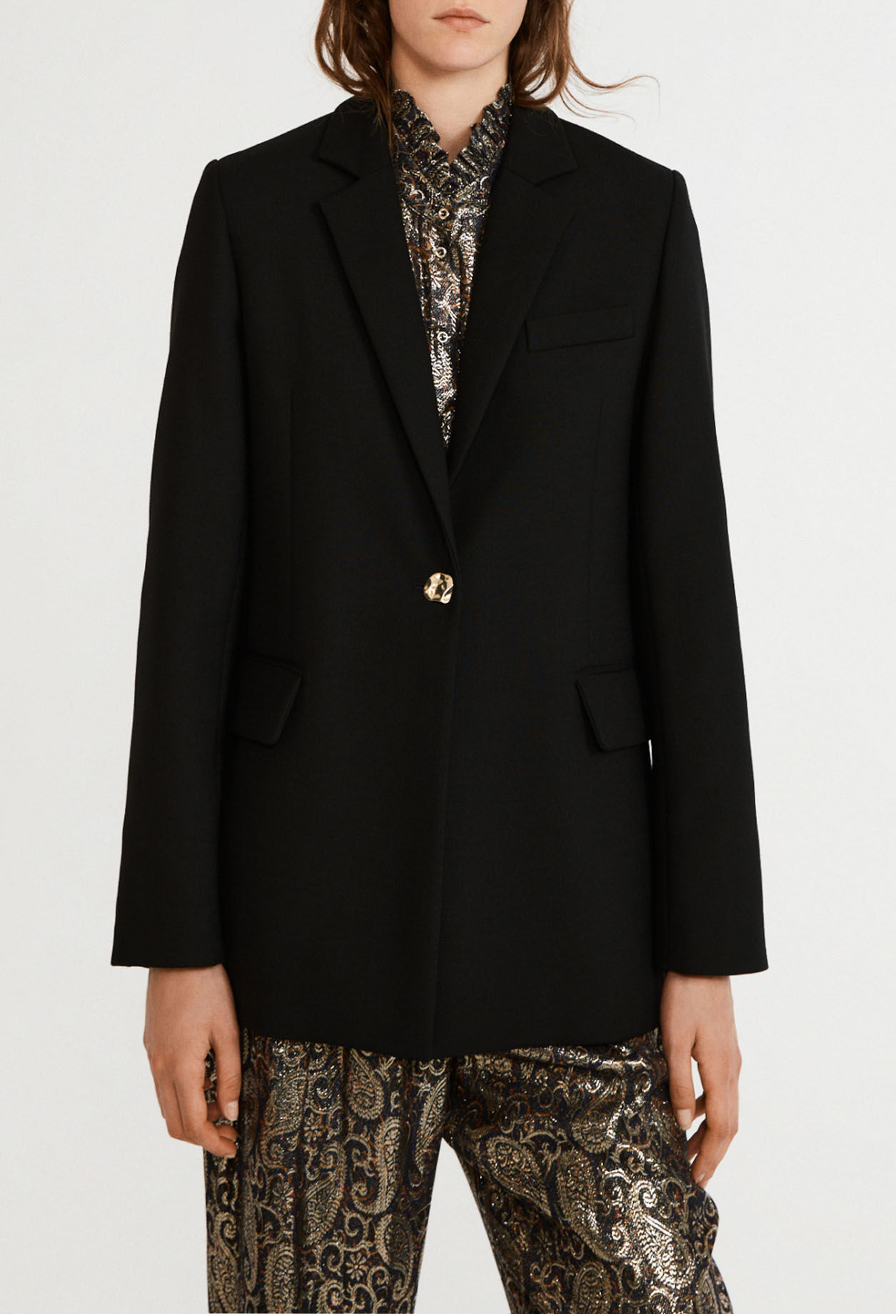 Blazer y poliéster reciclado