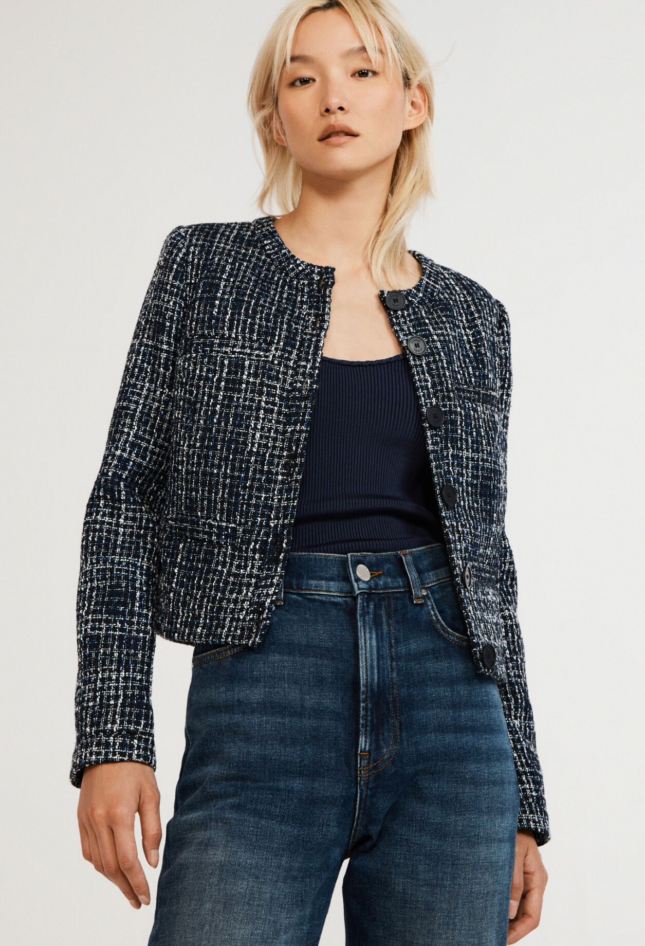Chaqueta de tweed