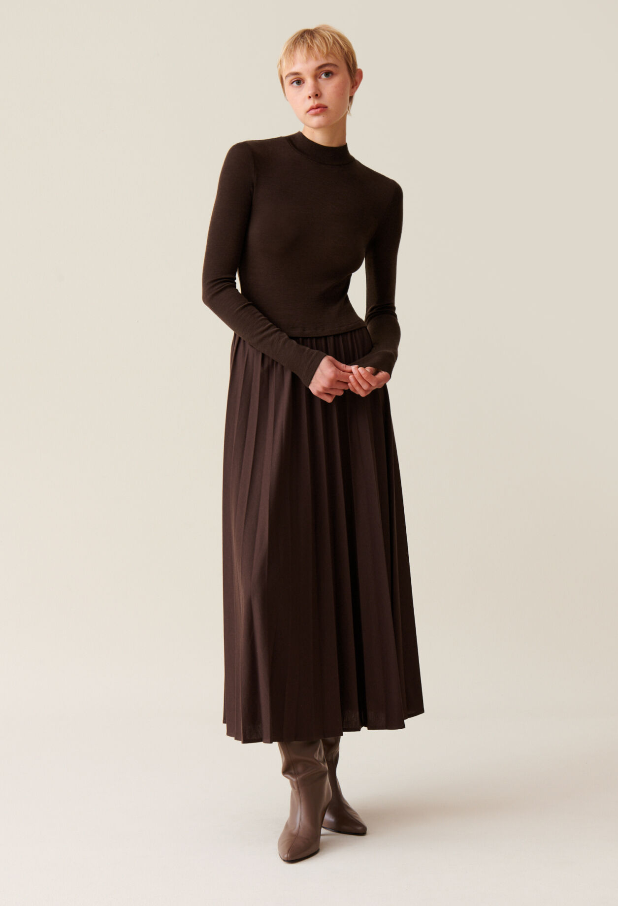 Vestido de punto Twist