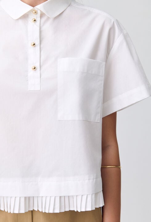 Top con cuello Peter Pan