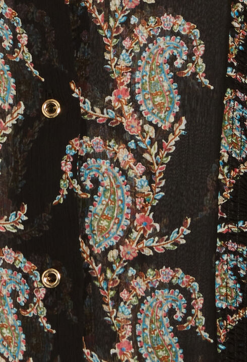 Camisa estampada de cachemir