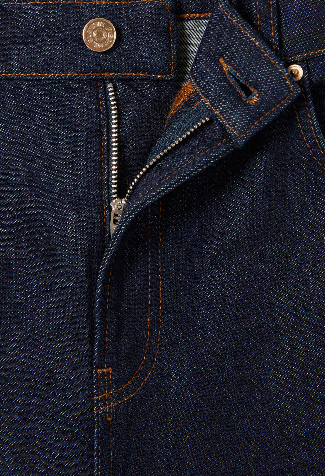 Vaquero de denim índigo recto