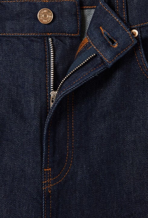 Vaquero de denim índigo recto