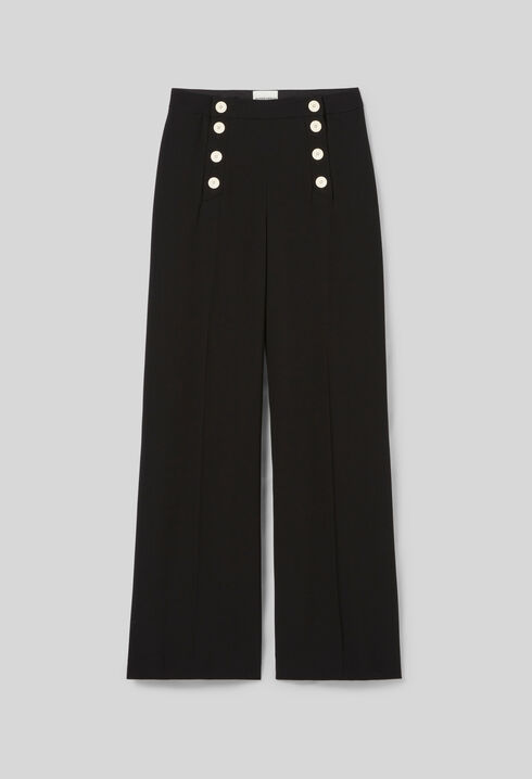 Pantalón con botones tipo pont