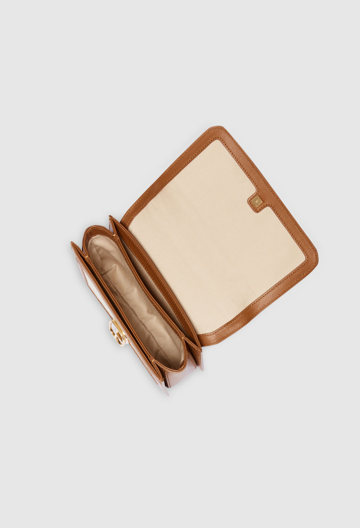 Bolso Alberto de tela en beige