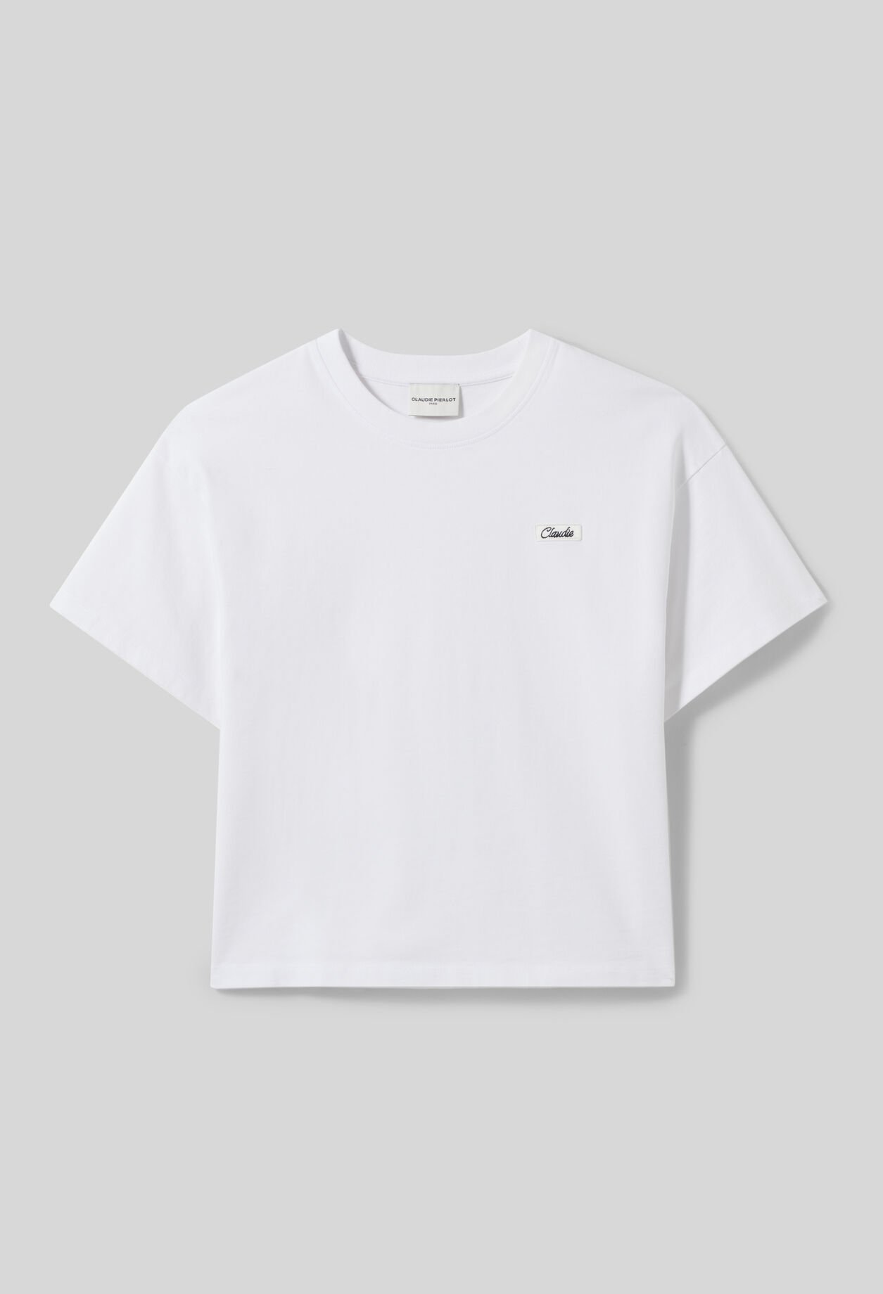 Camiseta de algodón de corte amplio