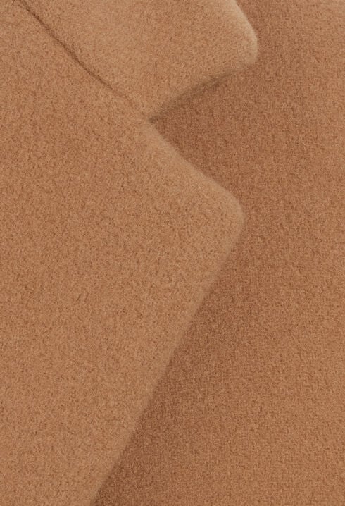 Abrigo midi de mezcla de lana