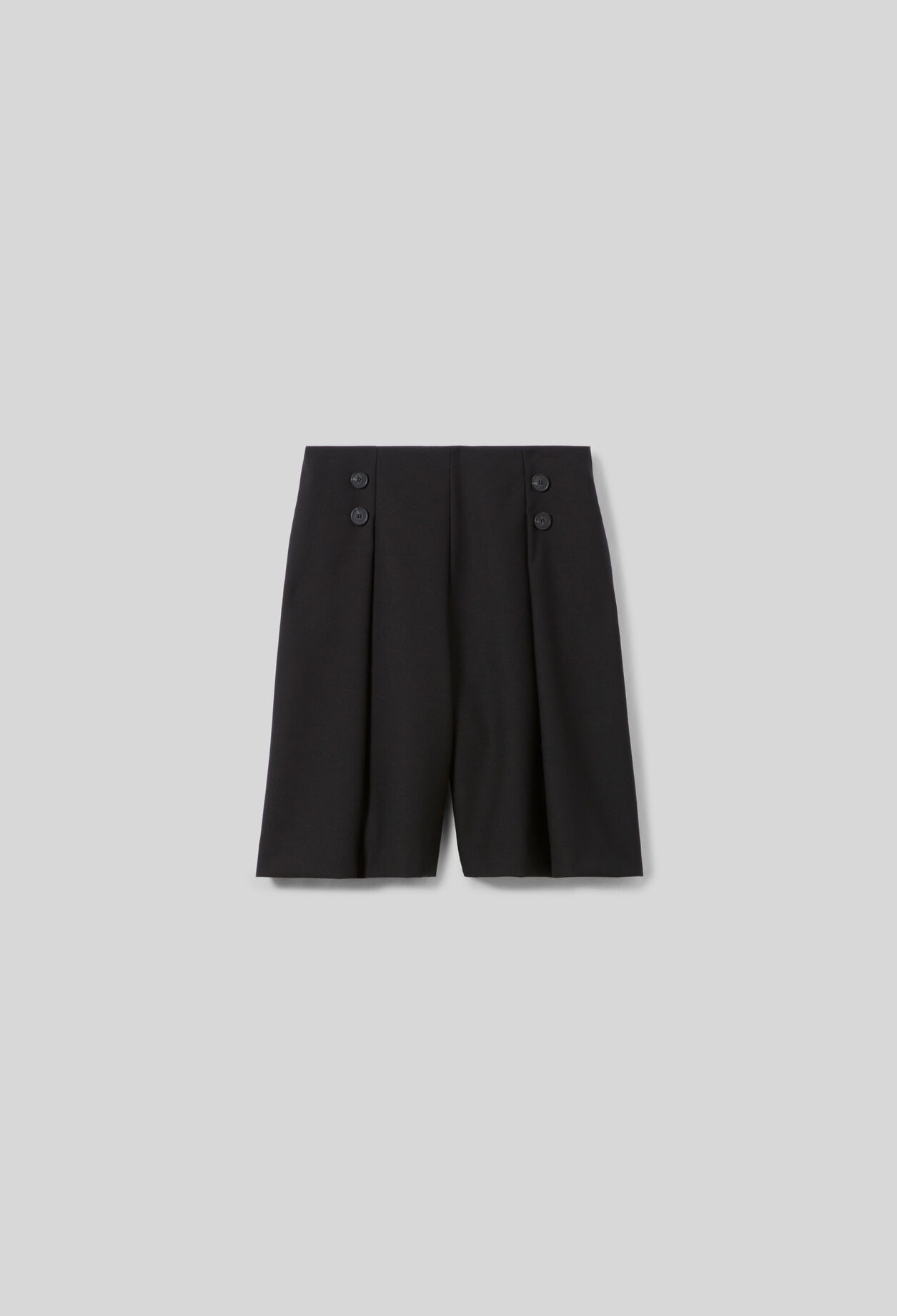 Bermudas sastre de mezcla de lana
