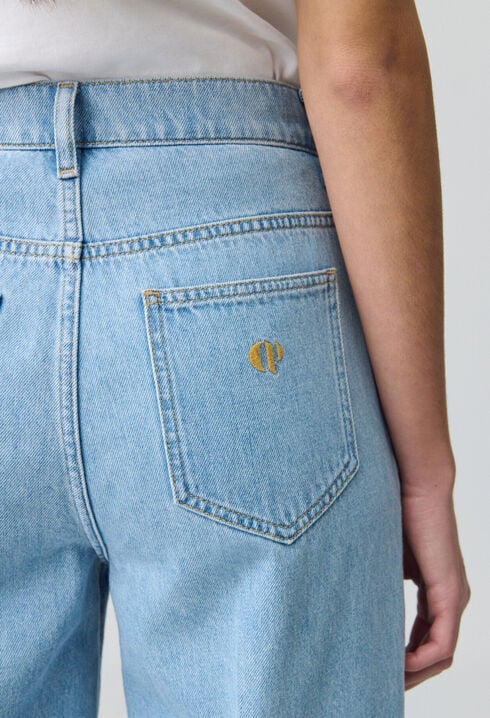 Vaqueros anchos de denim