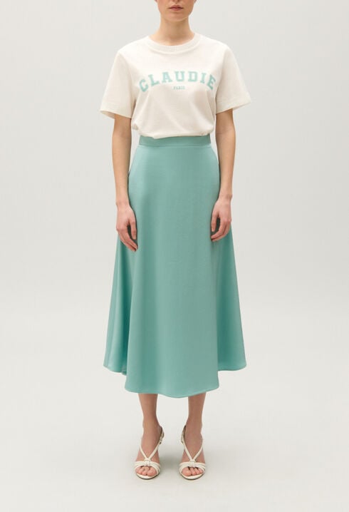 Camiseta algodón CLAUDIE Paris crudo