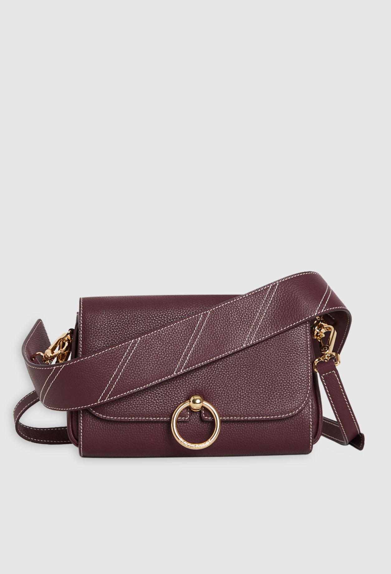 Bolso burdeos hombrocuero