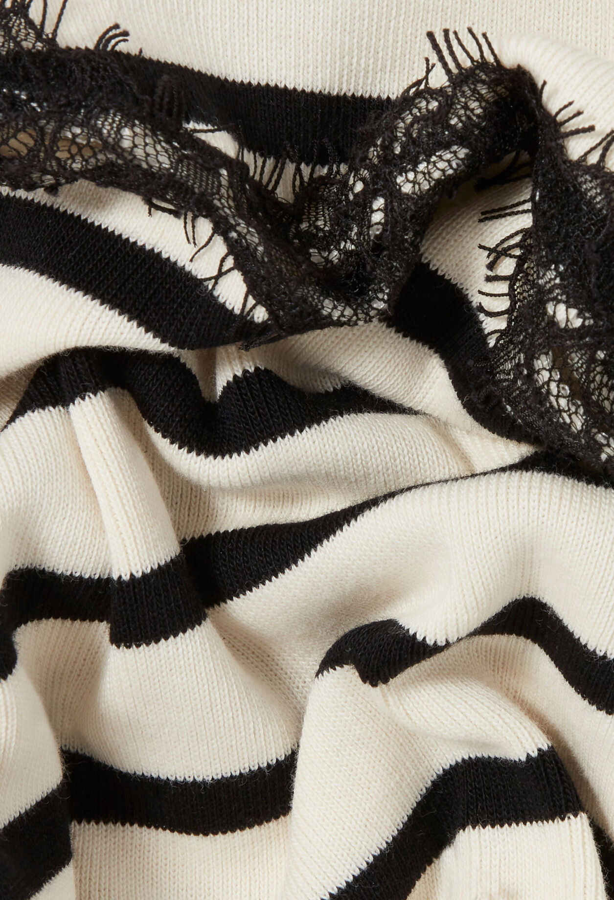 Camiseta marinera de encaje