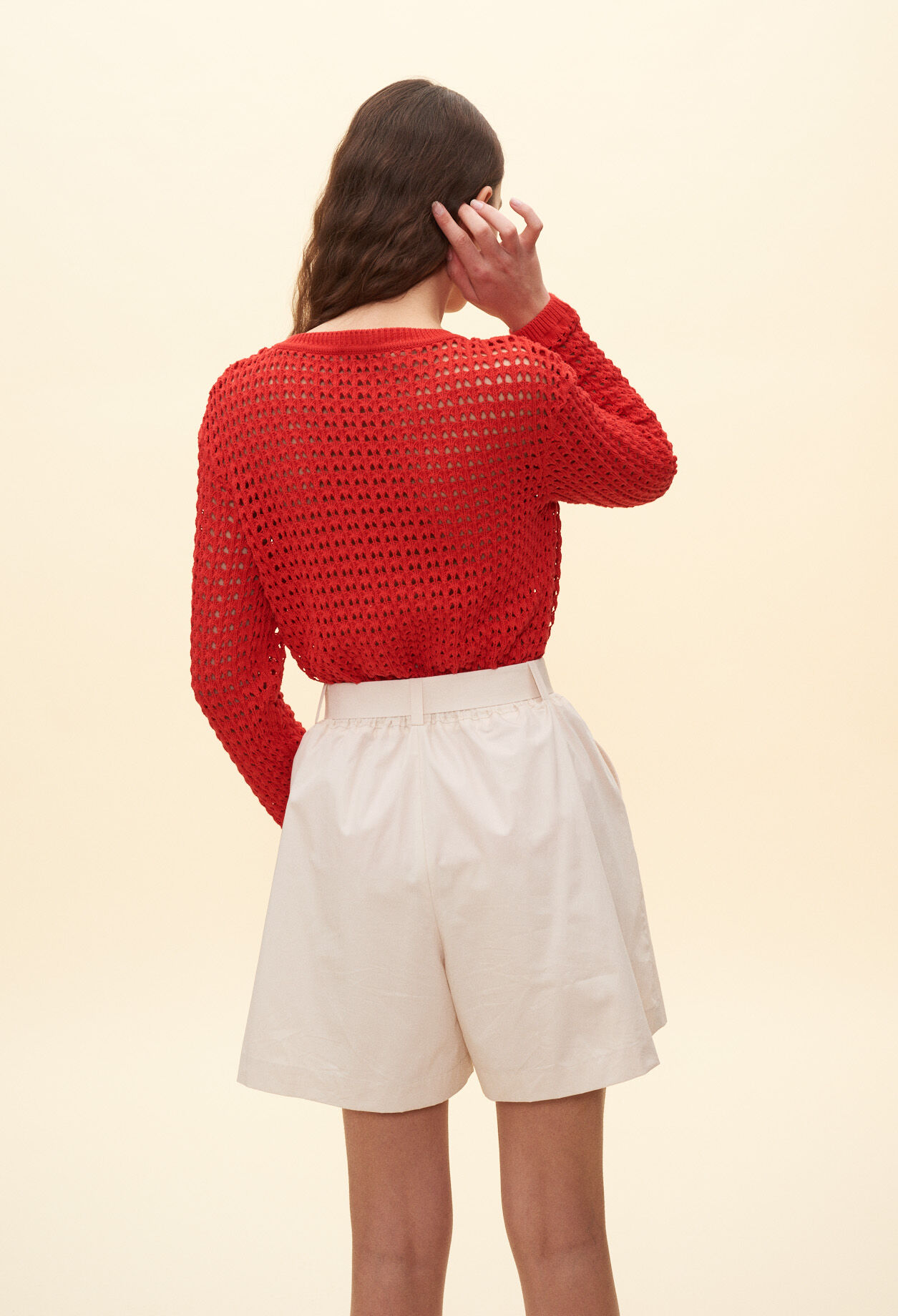 Jersey calado rojo