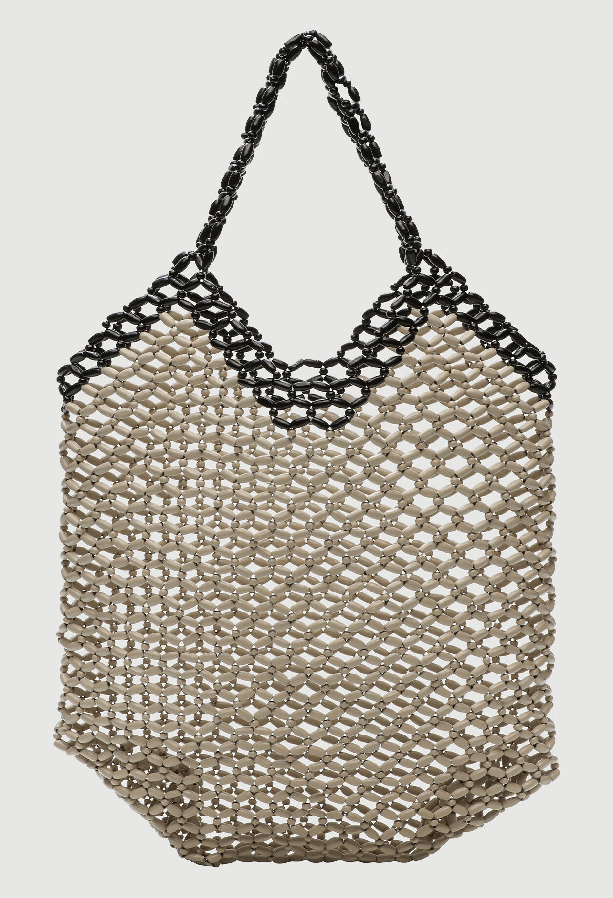Bolso de perla de madera