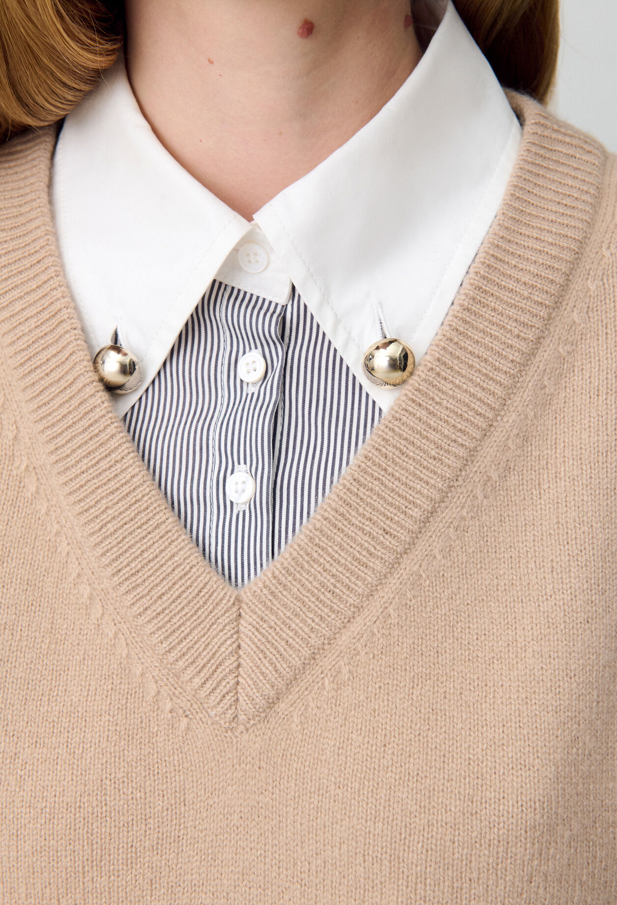 Jersey de cuello en V