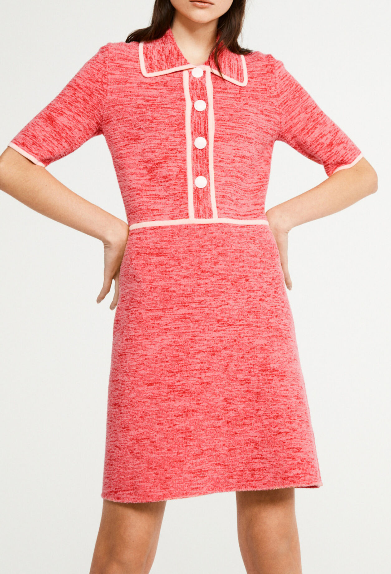 Vestido corto de algodón ecológico