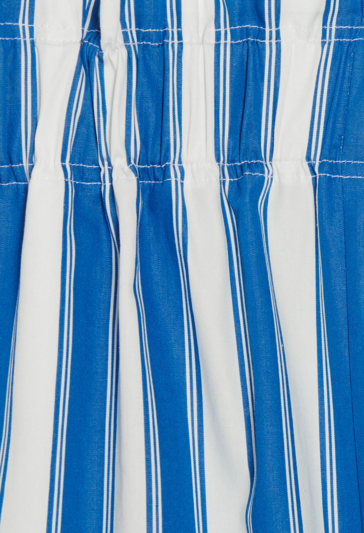 Short algodón a rayas azul