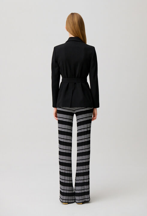 Chaqueta sastre lisa entallada