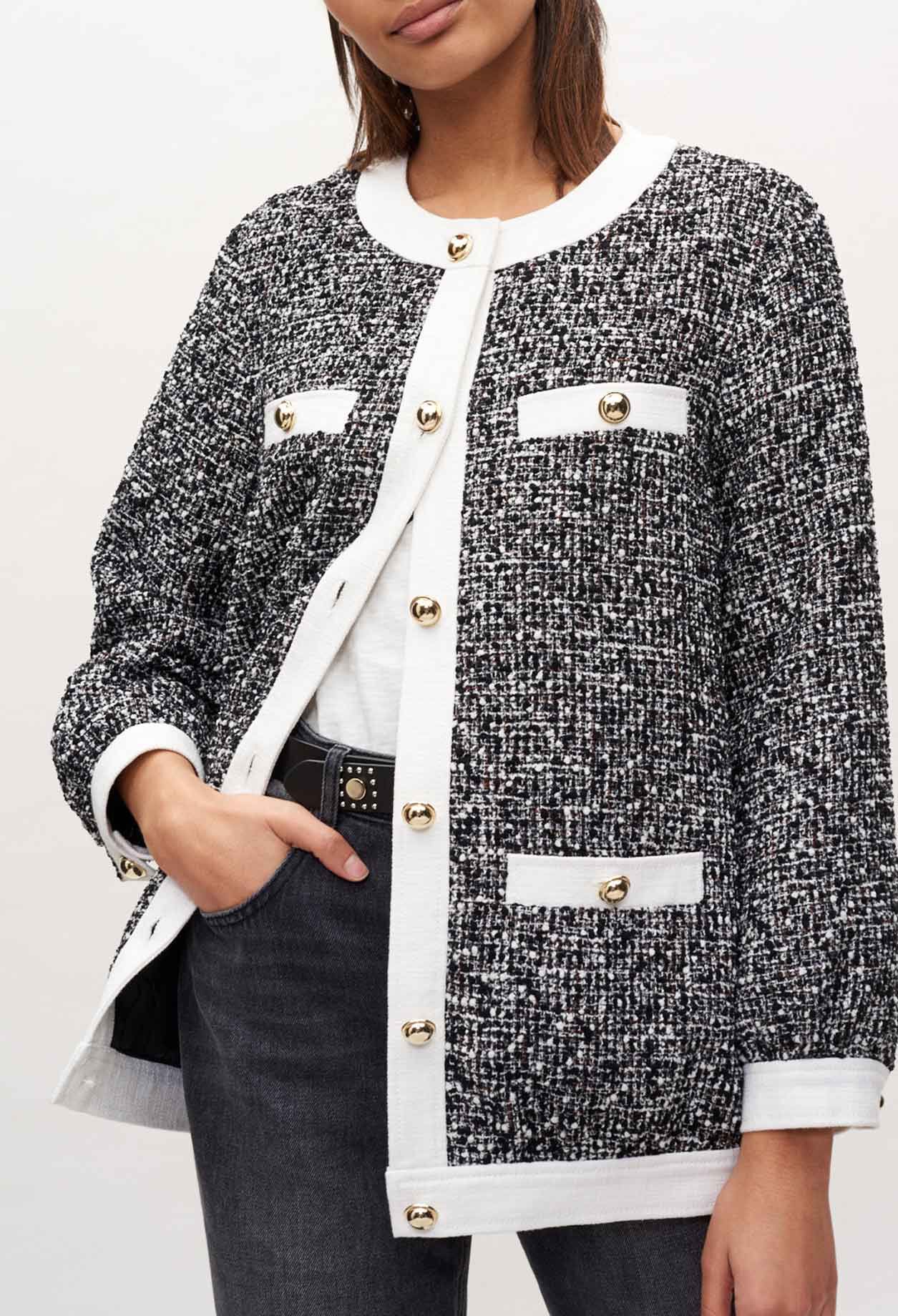 Cazadora de tweed