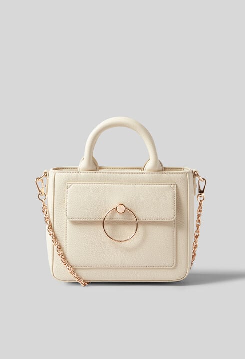 Bolso Anouck piel granulada cadena