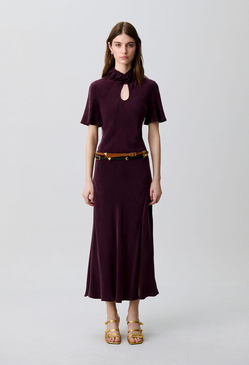 Vestido midi fluido