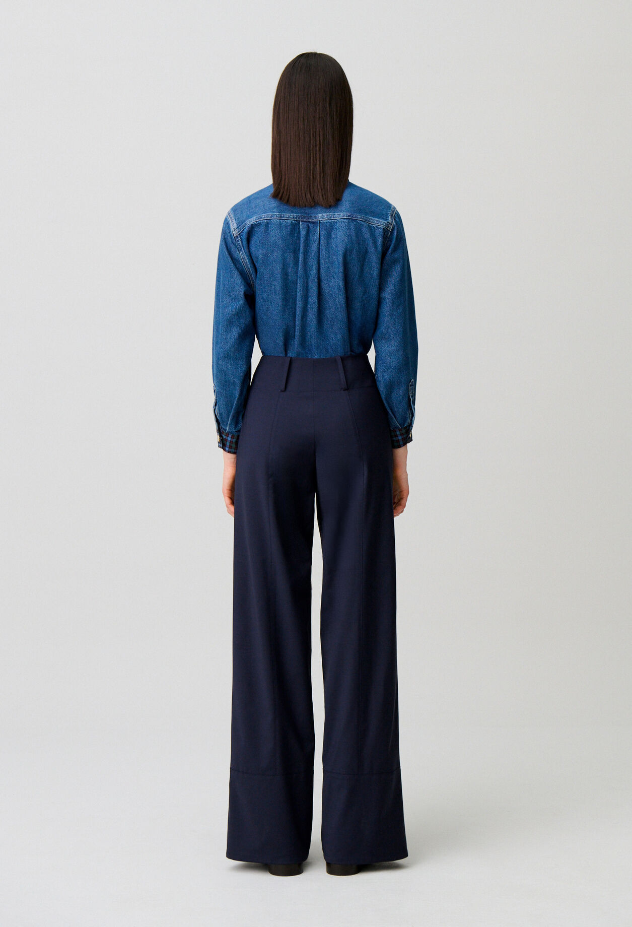 Pantal&oacute;n de mezcla de lana