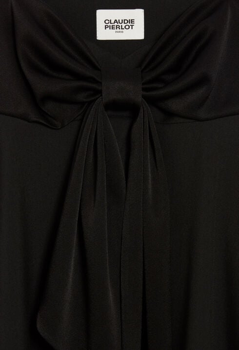 Vestido negro corto