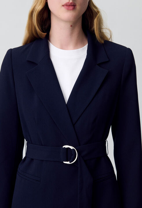 Chaqueta sastre lisa entallada 