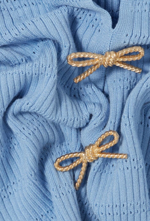 Jersey de punto fino con lazos