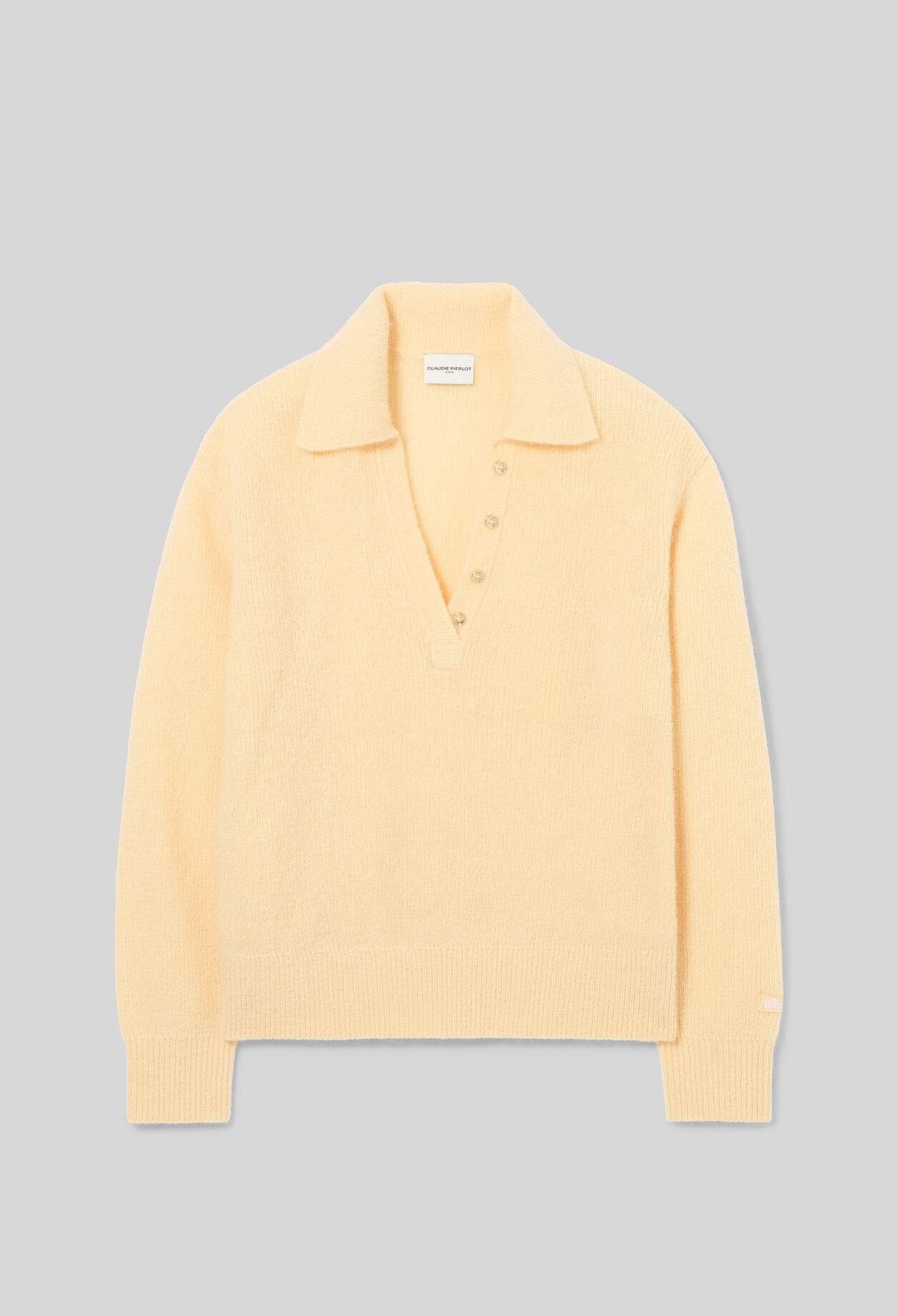 Jersey casual de punto peludo