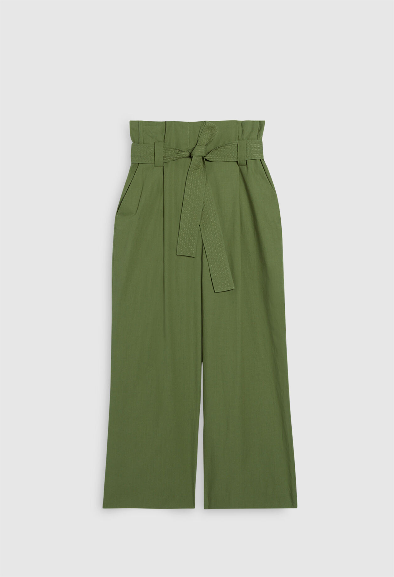 Pantalón acampanado de algodón bio