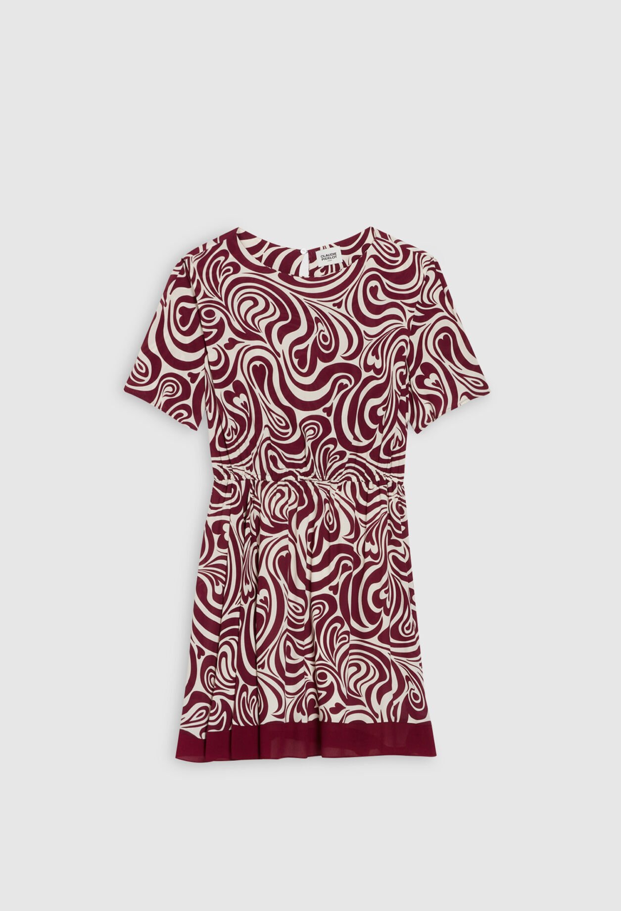 Vestido corto con estampados