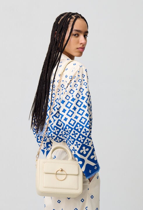 Bolso Anouck piel granulada cadena