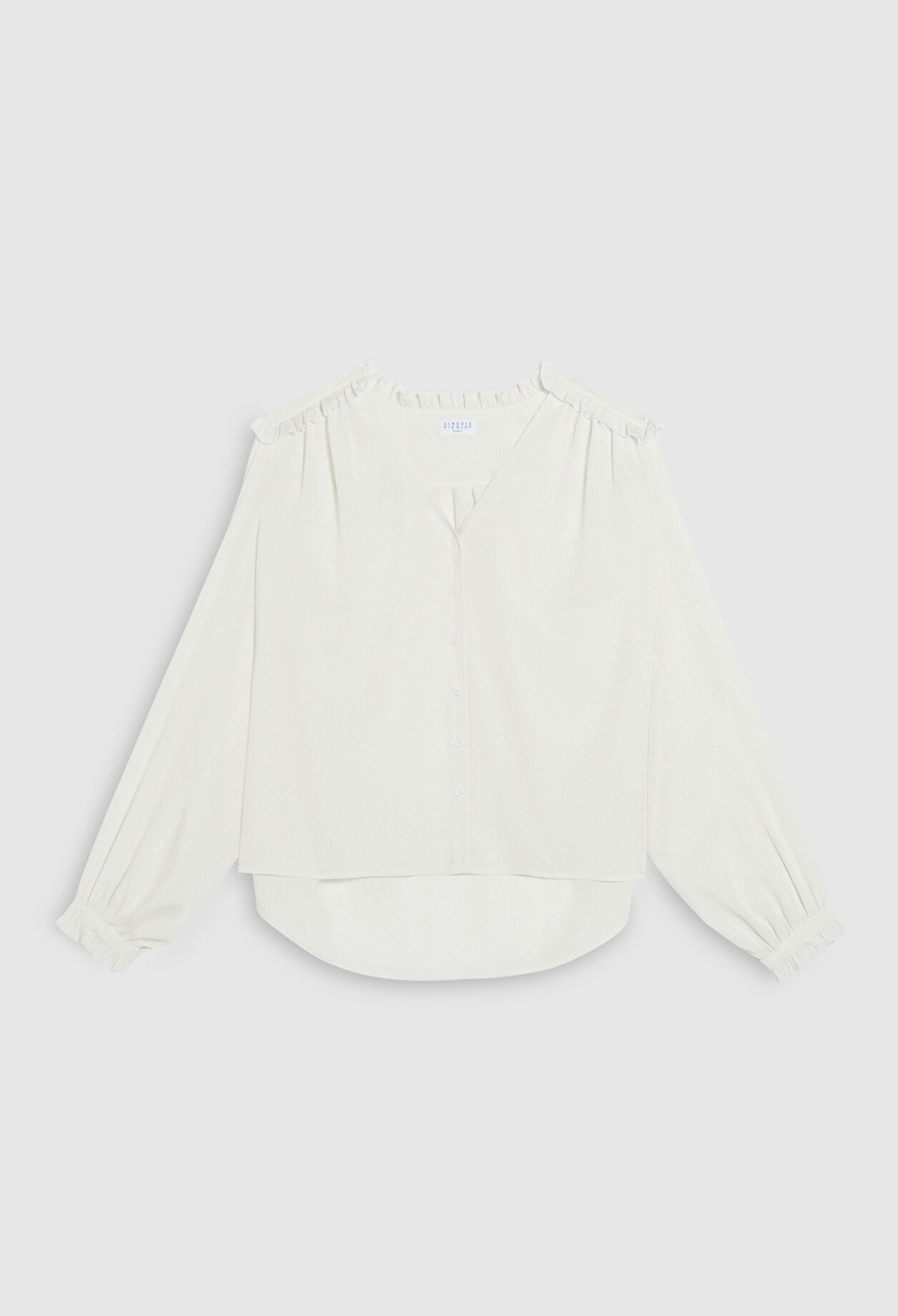 Camisa con volantes