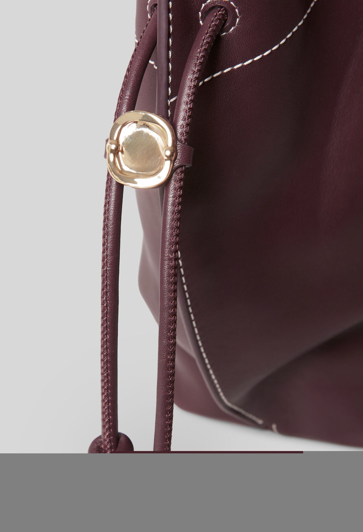 Bolso shopper de cuero liso