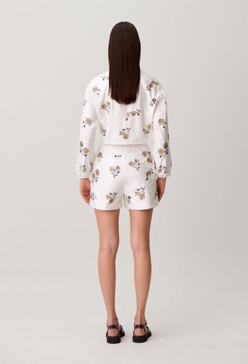 Shorts de flores