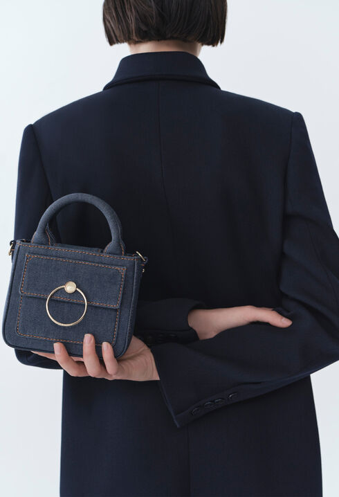 Mini bolso Anouck vaquero cadena