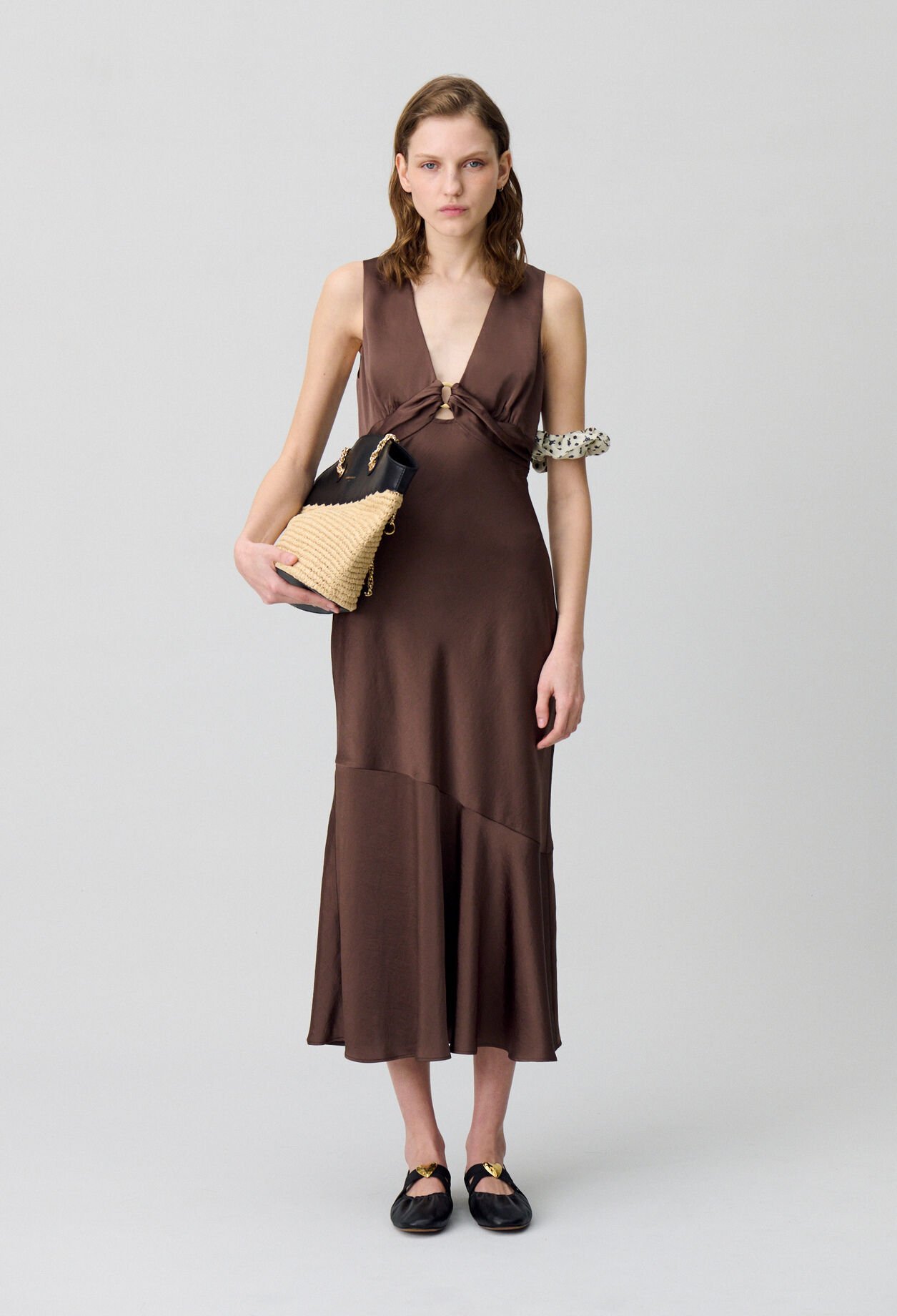 Vestido largo fluido