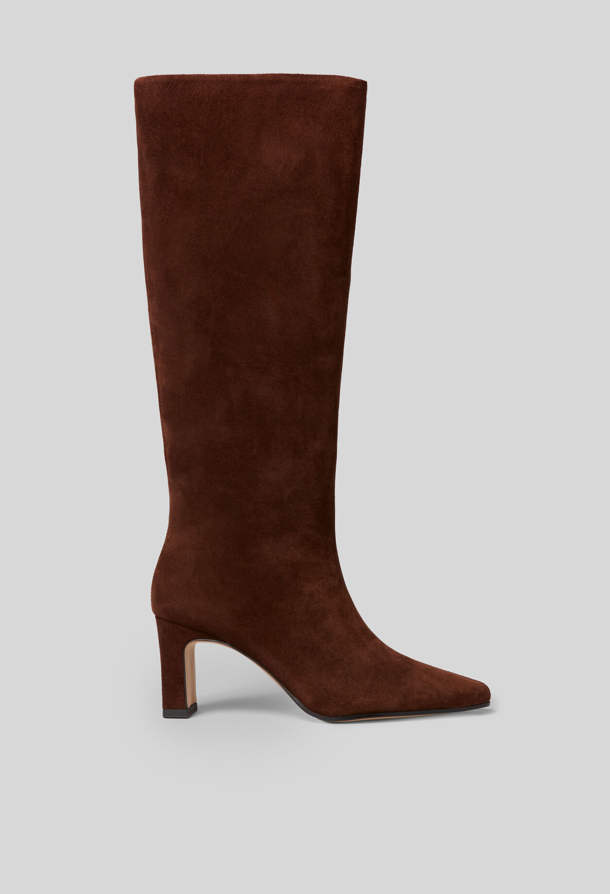 Botas de tacón de ante