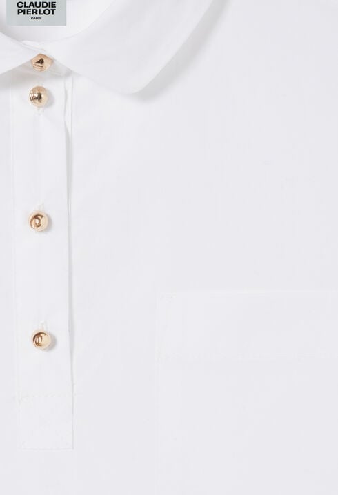 Top con cuello Peter Pan