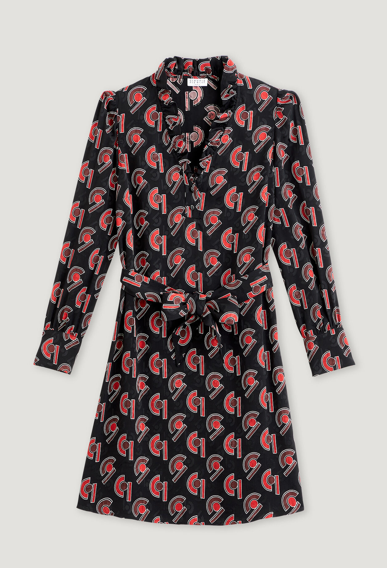 Vestido fluido estampado