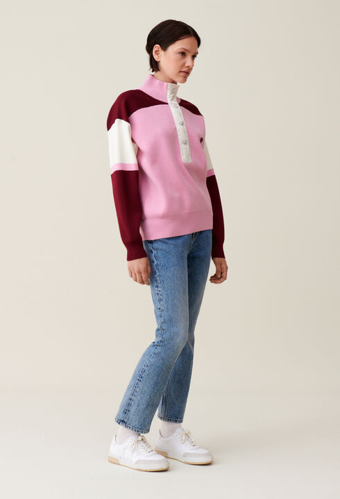 Sudadera cuello camionero