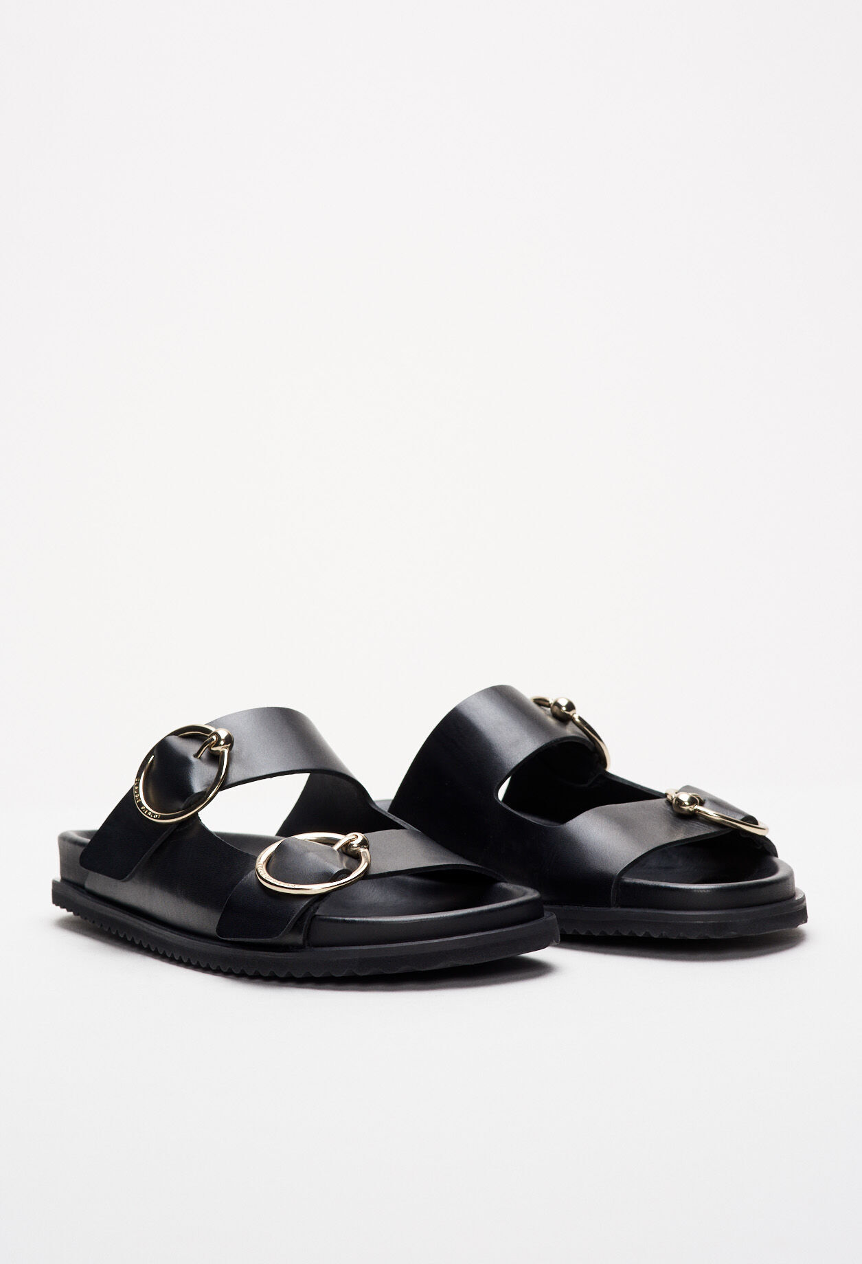 Sandalias de hebilla de metal