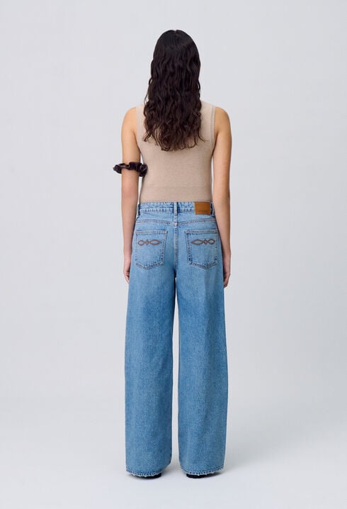 Vaqueros denim rectos