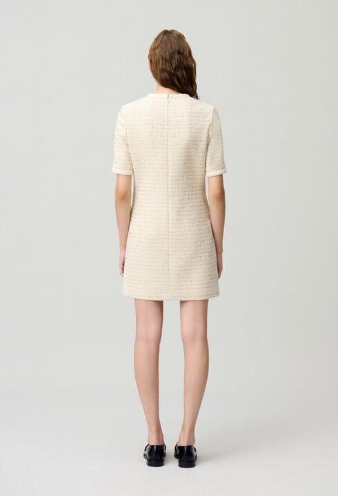 Vestido corto de tweed