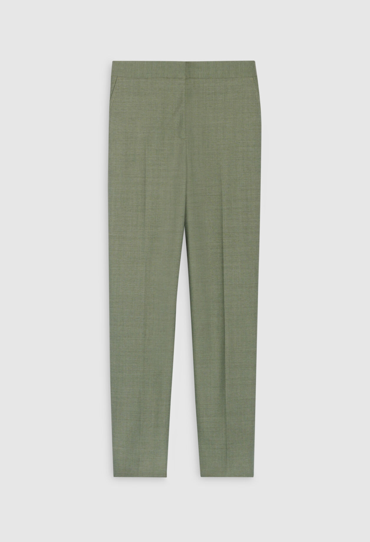 Pantalón de traje en caqui