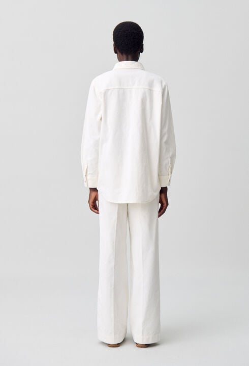 Sobrecamisa de terciopelo